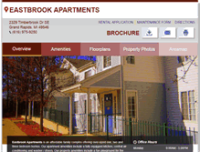 Tablet Screenshot of eastbrookapartments.net